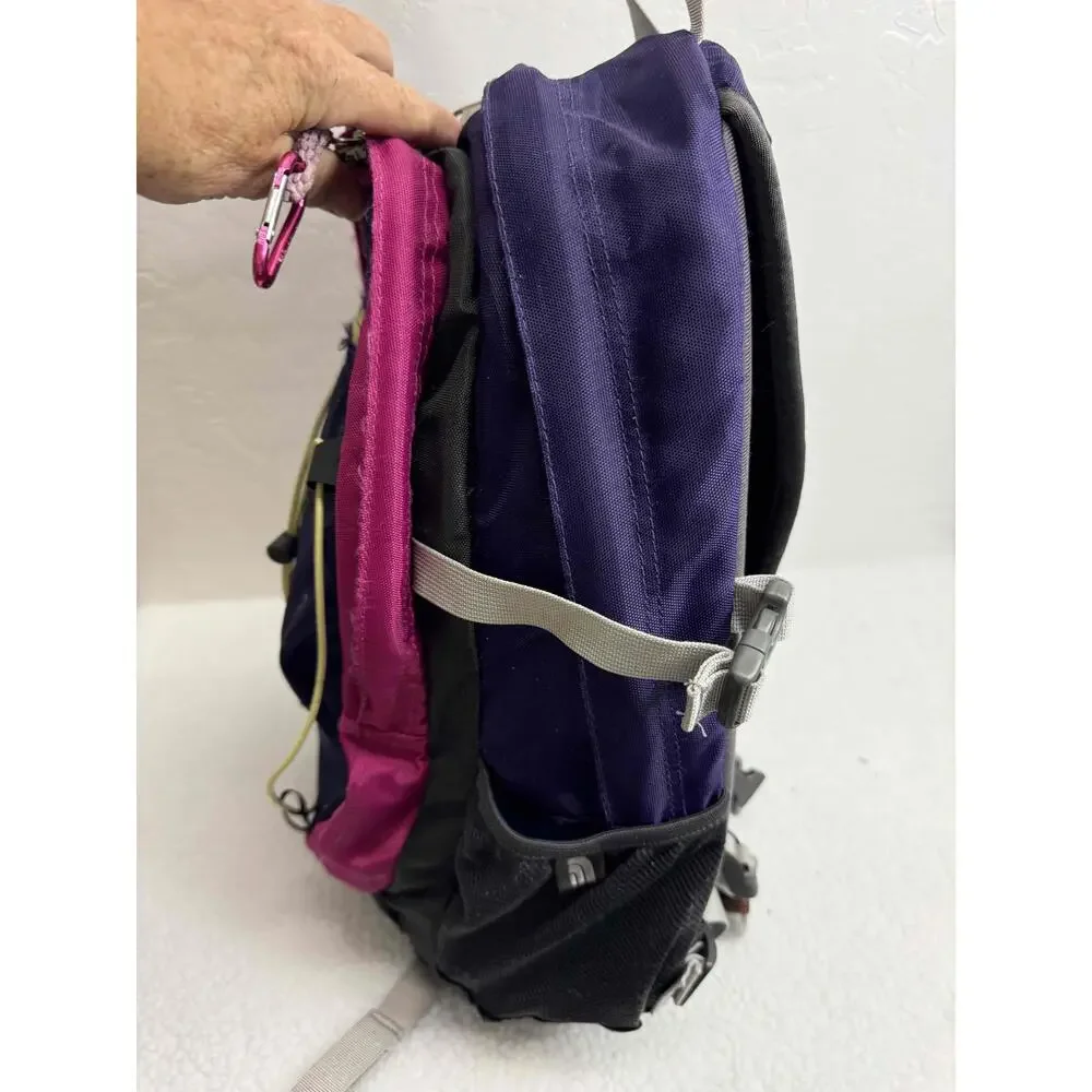 The‎ North Face Purple Pink Daypack Backpack Laptop Compartment School Hiking
